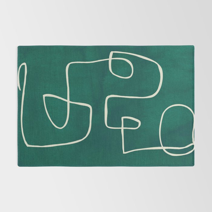 Abstract line art 239 Rug Gallery Image 2