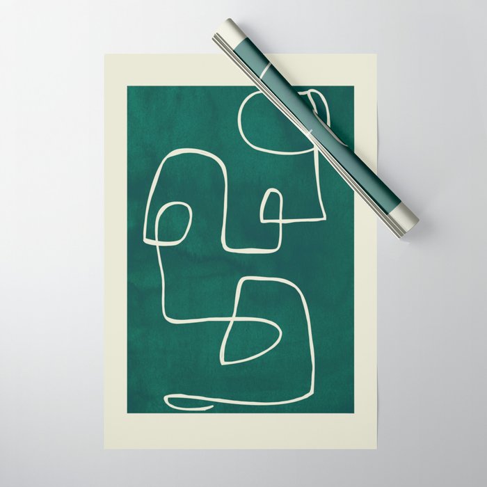 Abstract line art 239 Wrapping Paper Gallery Image 1