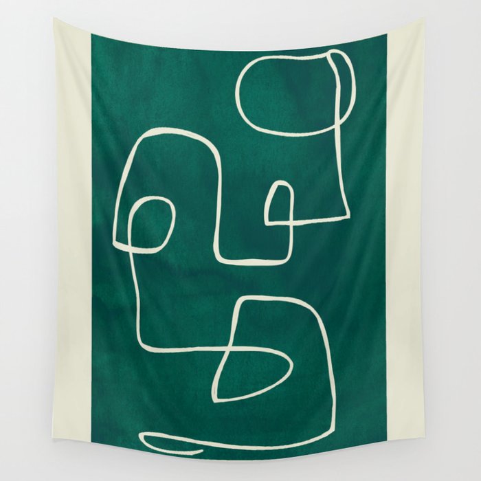Abstract line art 239 Wall Tapestry Gallery Image 4