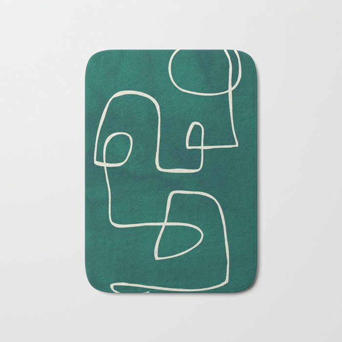 Abstract line art 239 Bath Mat Gallery Image 1