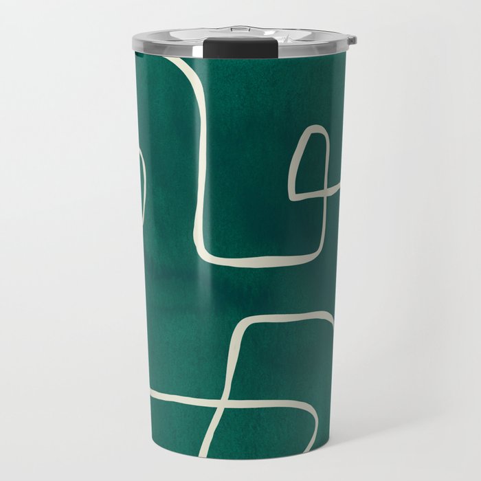Abstract line art 239 Travel Mug Gallery Image 1