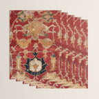 Indo Esfahan Central Persian Rug Fragment Print Wrapping Paper Gallery Image 3