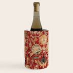 Indo Esfahan Central Persian Rug Fragment Print Wine Chiller Gallery Image 3