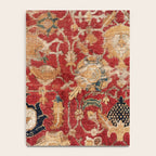 Indo Esfahan Central Persian Rug Fragment Print Notebook Gallery Image 4
