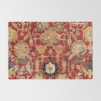 Indo Esfahan Central Persian Rug Fragment Print Rug Gallery Image 2