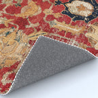 Indo Esfahan Central Persian Rug Fragment Print Rug Gallery Image 4