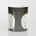 Rustic White Pumpkin on Black Background Coffee Mug Gallery Image 4