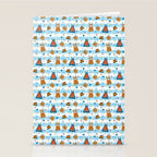 Time for Oktoberfest Traditional dirndl dresses and leather pants. Stationery Card Gallery Image 2