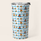 Time for Oktoberfest Traditional dirndl dresses and leather pants. Travel Mug Gallery Image 2