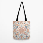 Crustacean Folk Art Tote Bag Gallery Image 2