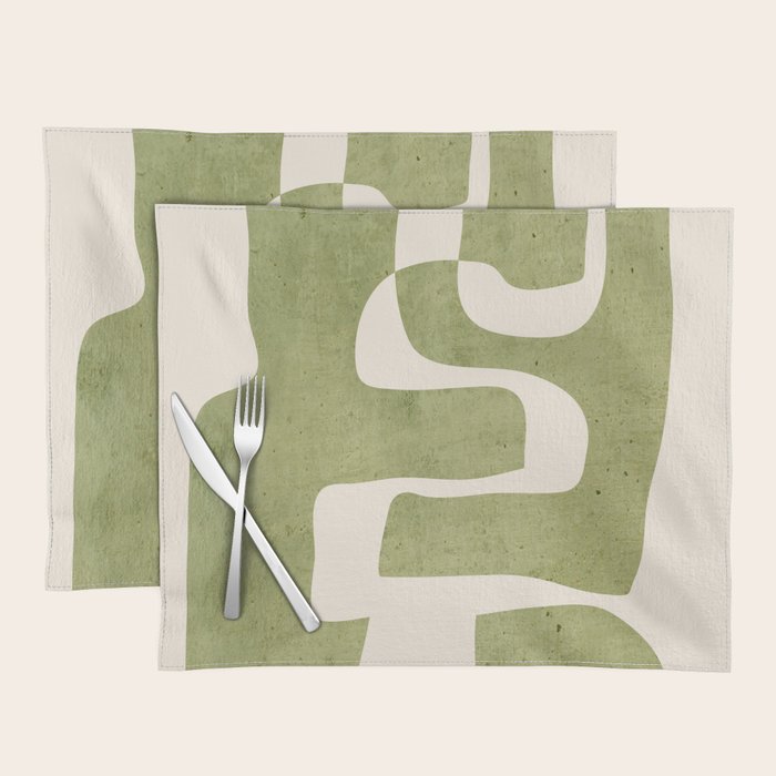 Abstract Shapes Modern Art 22 Placemat Gallery Image 1
