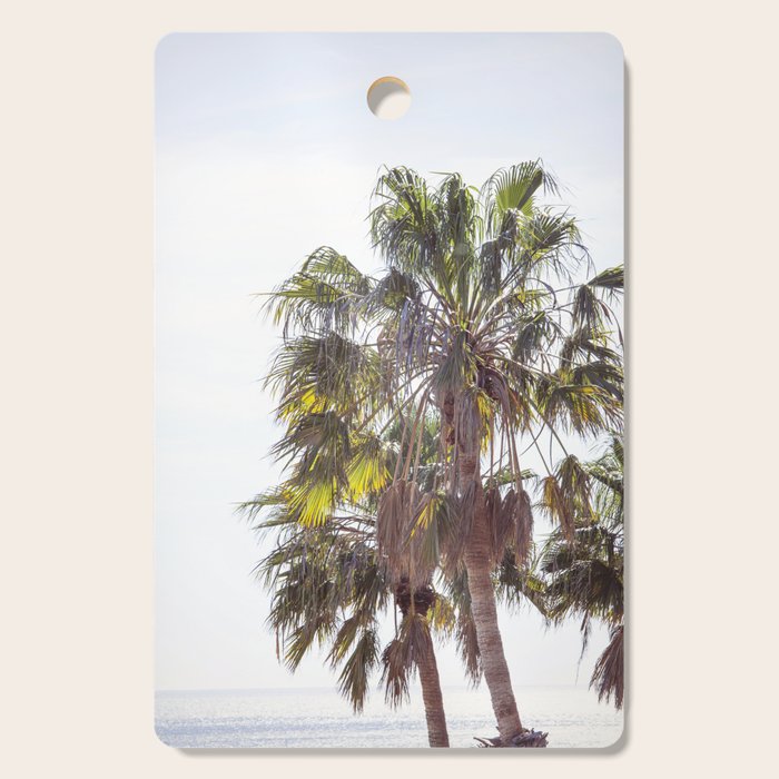 Malibu Palms x California Palm Trees Photography Cutting Board Gallery Image 1