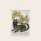 Gold & Black Panther Wall Hanging Gallery Image 1