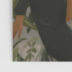 a woman in a black dress on the seashore Poster Gallery Image 3