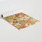 70's Retro Flowers Print Yoga Mat Gallery Image 2