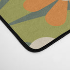70's Retro Flowers Print Desk Mat Gallery Image 4