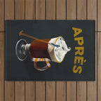 Apres Ski Hot Chocolate Cocktail Outdoor Rug Gallery Image 1