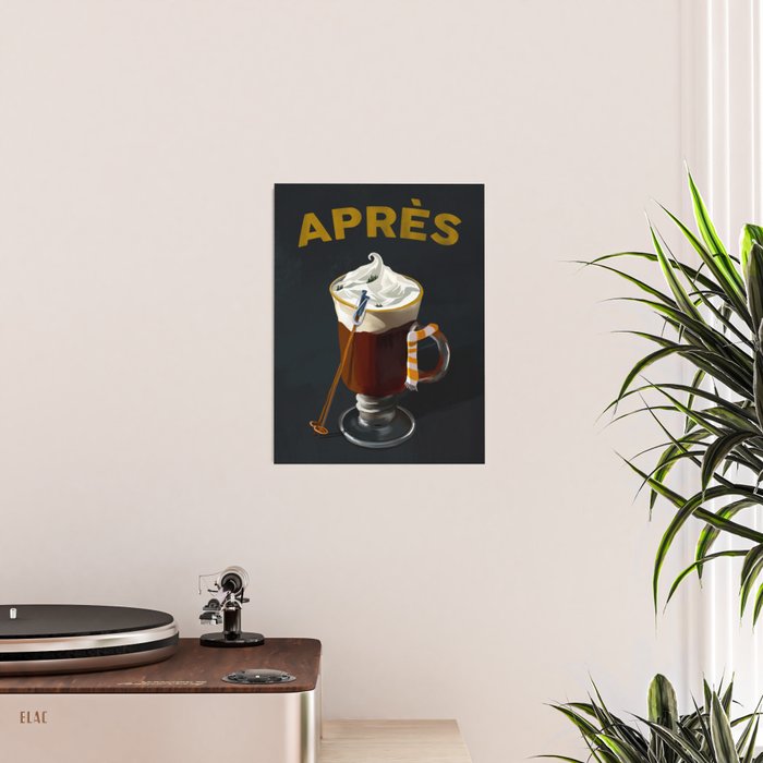 Apres Ski Hot Chocolate Cocktail Poster Gallery Image 2