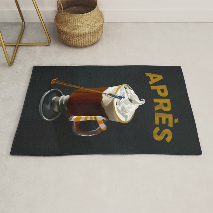 Apres Ski Hot Chocolate Cocktail Rug Gallery Image 1
