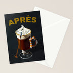 Apres Ski Hot Chocolate Cocktail Stationery Card Gallery Image 2