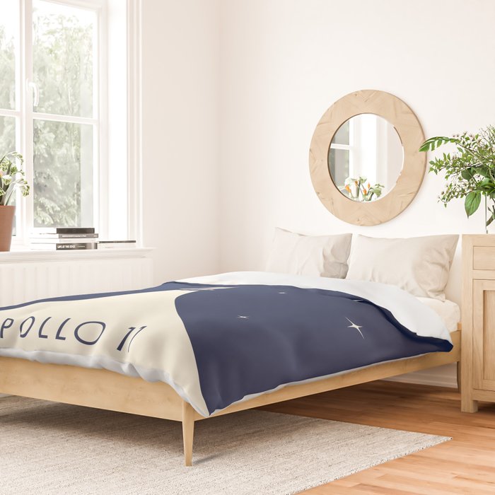 Apollo 11 Space - Saturn Rocket B Duvet Cover Gallery Image 2