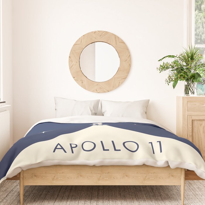 Apollo 11 Space - Saturn Rocket B Duvet Cover Gallery Image 3