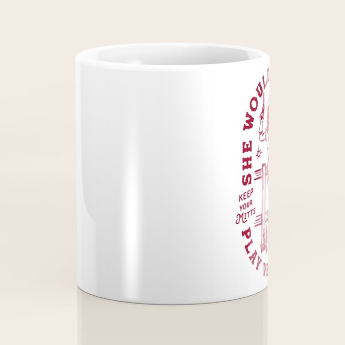 She Would No Longer Play Very Nice: Keep Your Mitts Off Her Bits Coffee Mug Gallery Image 4