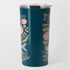 Peony Garden Dove Travel Mug Gallery Image 1