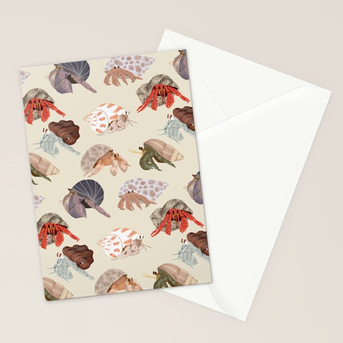 Hermit Crabs Stationery Card Gallery Image 2