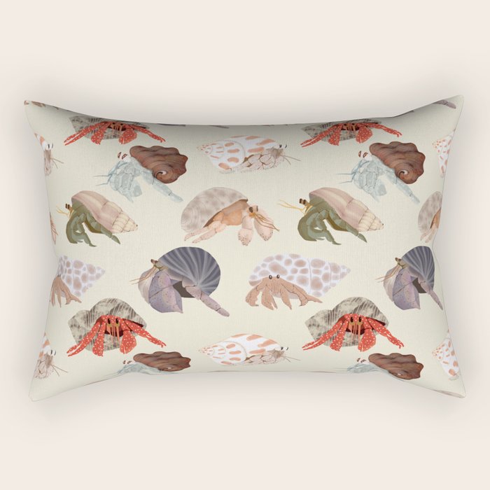 Hermit Crabs Rectangular Pillow Gallery Image 1