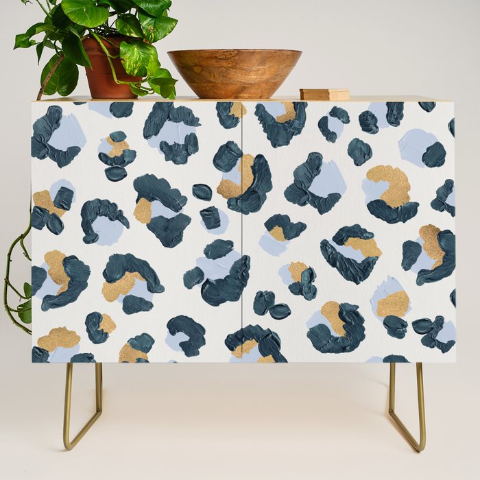 Snow Leopard Print Credenza Gallery Image 1