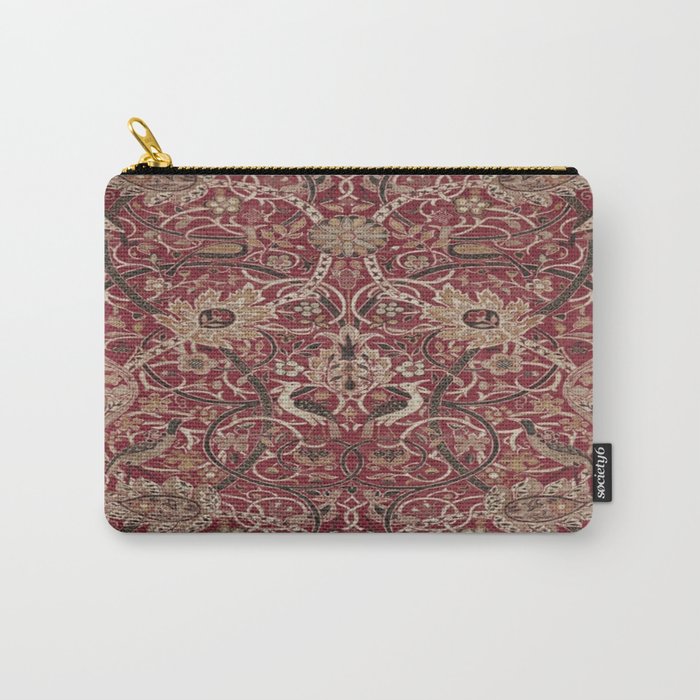 William Morris Bullerswood Red,No.2, Carry All Pouch Gallery Image 1