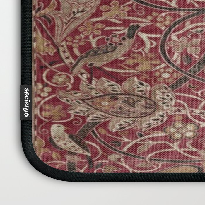 William Morris Bullerswood Red,No.2, Laptop Sleeve Gallery Image 3