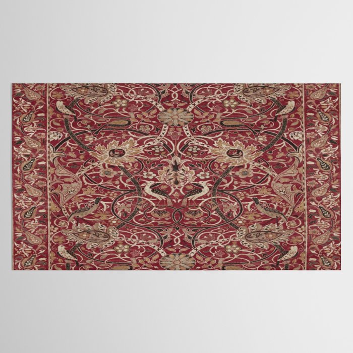 William Morris Bullerswood Red,No.2, Tablecloth Gallery Image 2