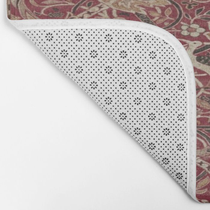William Morris Bullerswood Red,No.2, Bath Mat Gallery Image 2