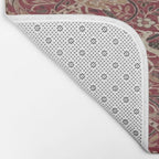 William Morris Bullerswood Red,No.2, Bath Mat Gallery Image 2