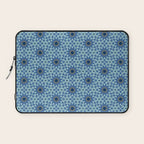 Midnight Blue Starburst Mosaic Laptop Sleeve Gallery Image 1