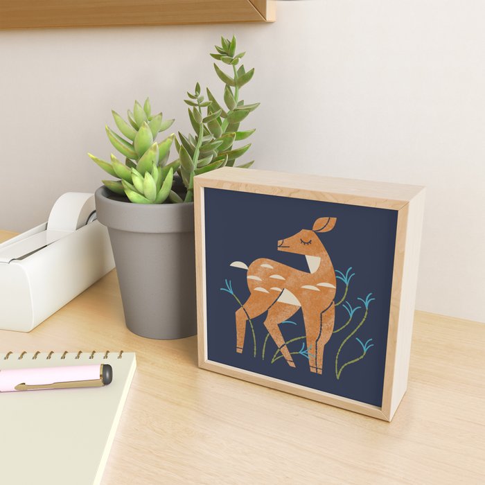 Spring Fawn Mini Art Print Gallery Image 2
