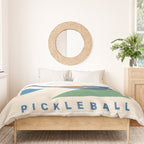 BALLS - Pickleball - III Duvet Cover Gallery Image 3