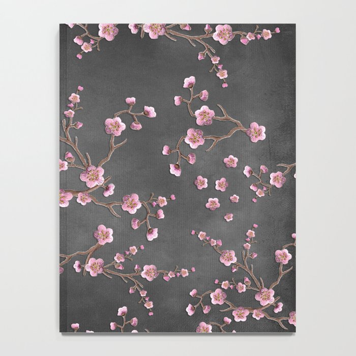 SAKURA LOVE - GRUNGE BLACK Notebook Gallery Image 4