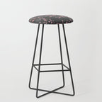 SAKURA LOVE - GRUNGE BLACK Stool Gallery Image 1