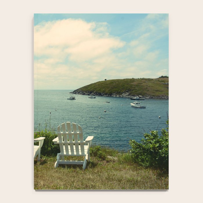 Summer Afternoon - ocean seascape nature photograph Notebook Gallery Image 4