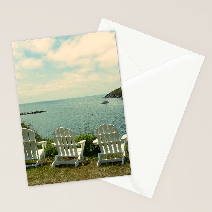 Summer Afternoon - ocean seascape nature photograph Stationery Card Gallery Image 2
