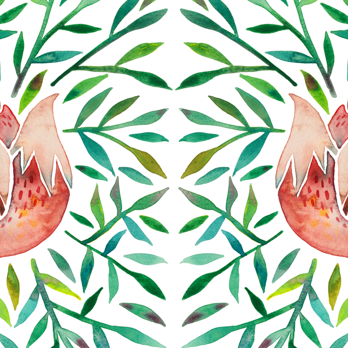 Woodland Fox - Green Leaves Coffee Mug Gallery Image 2