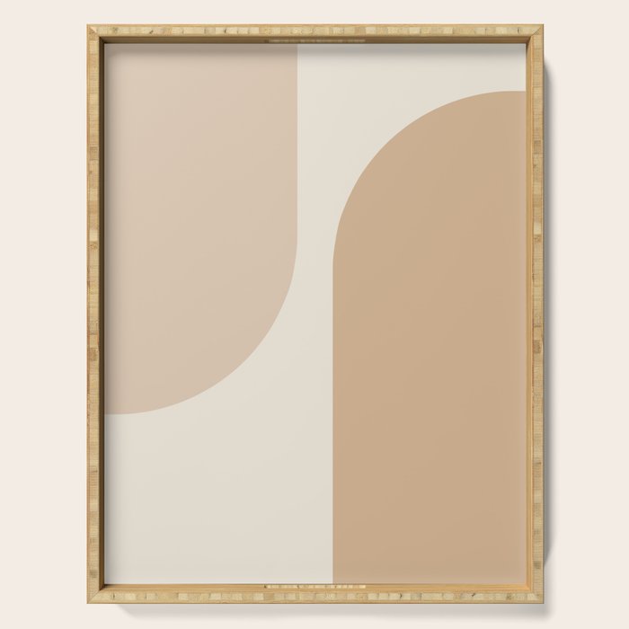 Modern Minimal Arch Abstract XIX Serving Tray Gallery Image 1
