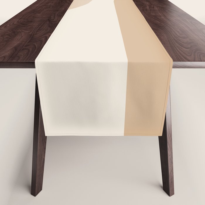 Modern Minimal Arch Abstract XIX Table Runner Gallery Image 1