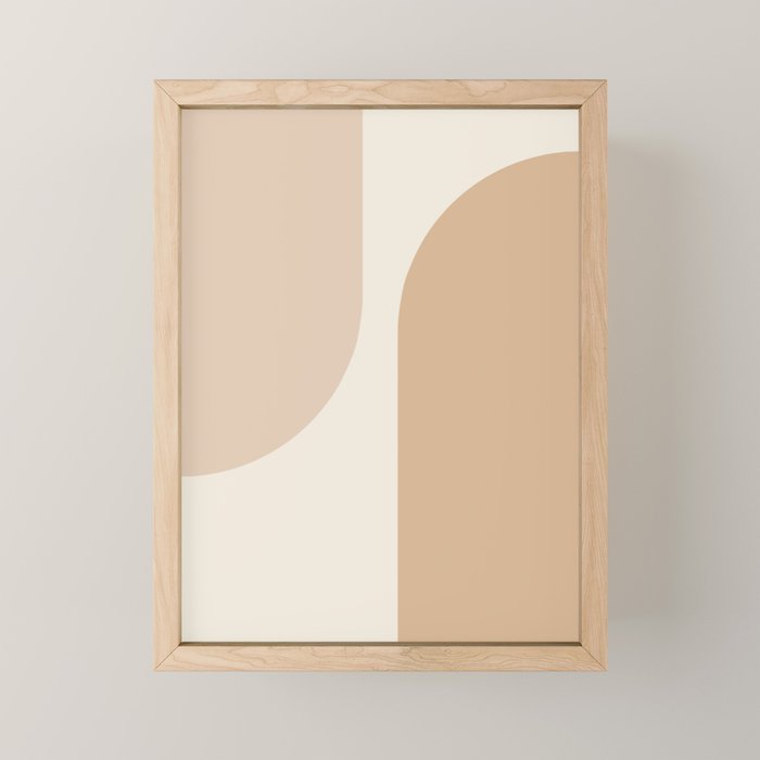 Modern Minimal Arch Abstract XIX Mini Art Print Gallery Image 1