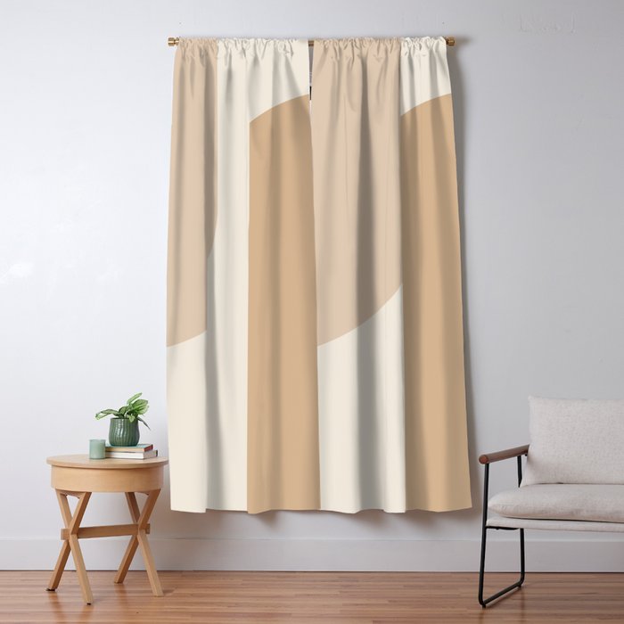 Modern Minimal Arch Abstract XIX Window Curtain Gallery Image 5