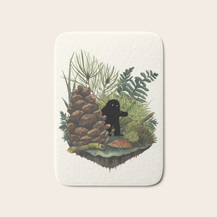 Tiny Sasquatch Bath Mat Gallery Image 1
