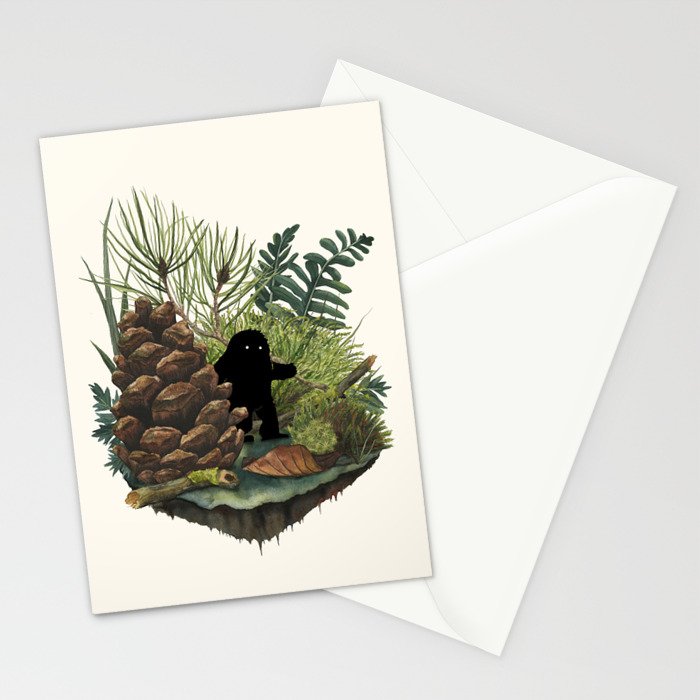 Tiny Sasquatch Stationery Card Gallery Image 2